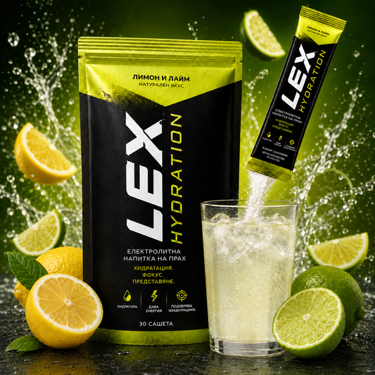 Електролити LEX HYDRATION™ Lemon & Lime Formula